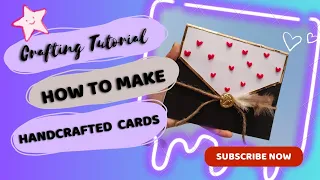 "Elevate your greetings with the personal touch of handmade cards"💌✨#HandcraftedGreetings#DIYCards😍