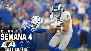 Los Angeles Rams vs. Indianapolis Colts | Semana 4 NFL 2023 | NFL Highlights Resumen en español