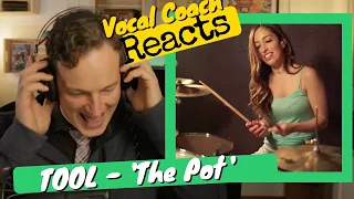 TOOL 'The Pot' (Meytal Cohen Drum Cover) - Vocal Coach REACTS