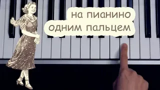 Katyusha (One finger piano tutorial)
