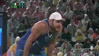 BRASIL X ITÁLIA VÔLEI DE PRAIA FINAL DAS OLIMPÍADAS RIO 2016 - ABNNY CAETANO