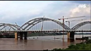 VTC14_Cây cầu rộng nhất Việt Nam trước ngày thông xe