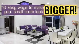 10 Smart Ideas How to make small room look Bigger