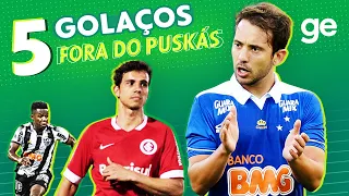 TOP 5 GOLAÇOS que ficaram de FORA na história DO PRÊMIO PUSKÁS 💥⚽| LISTAS | ge.globo