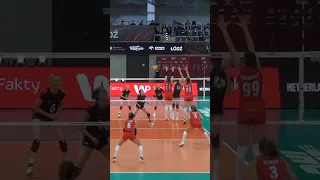 Exeptional Women volleyball RALLY 🏐#volleyball #shorts #viral