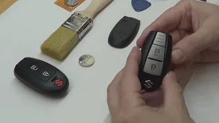 Suzuki | KEY fob BATTERY change 🛠 🔋 🔑