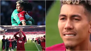 Roberto Firmino breaks down in tears on emotional Anfield farewell | Liverpool Vs Aston Villa