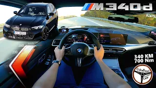 2023 BMW M340d Touring (340 KM) | V-MAX, 0-100, 100-200 km/h. Prezentacja i PRÓBA AUTOSTRADOWA.