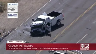 Crash in Peoria near 103rd and Northern avenues