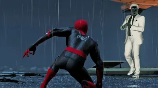 Spider-Man (Far From Home Suit) Vs Sinister Six - The Raft Walkthrough - Spider-Man PS4