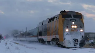 VIA Rail P42s Scream in Notch 8!!