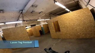 Лазертаг Football - Rigs, Guns N Lasers field