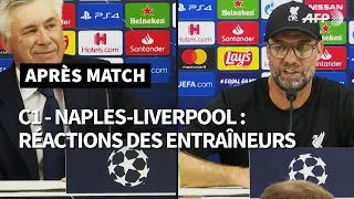 C1 - Carlo Ancelotti et Jürgen Klopp s'expriment après Naples-Liverpool (2-0)