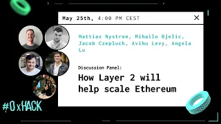 Discussion panel: Layer 2 Scaling: How Layer 2 will help scale Ethereum