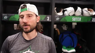 Dallas Stars Chris Tanev Pre-Game Interview RD 2 GM 1 (vs Colorado)