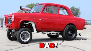 BEAUTIFUL BLOWN '59 ALTERED ANGLIA GASSER! SHOW QUALITY! STREET LEGAL! GLORY DAYS BYRON!