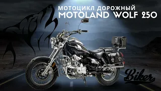 Мощный движок ! Мотоцикл дорожный Motoland WOLF 250