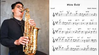 Moon River (easy solo) for Saxophone