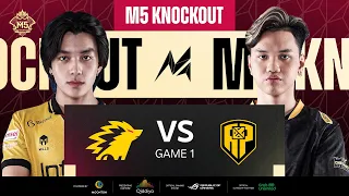 [ID] M5 Knockout Stage Hari 6 | ONIC VS AP BREN | GAME 1