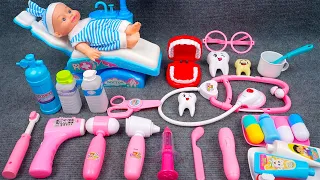 81 Minutes Satisfying with Unboxing Cute Pink Baby Doctor Play Set , Ice Cream Store Cash Register