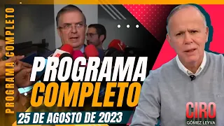 Detienen a "montachoques" de Tlalnepantla | Ciro Gómez Leyva | Programa Completo 25/agosto/2023