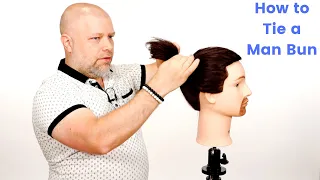 How to Tie a Man Bun - TheSalonGuy
