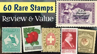 Rare Valuable Stamps Review - Switzerland To Turkey | Lets Talk About World Philately