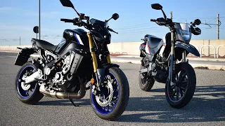 Two beasts 😈🔥 - Yamaha Mt09 sp, Keeway Txm 125