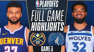 NUGGETS vs TIMBERWOLVES FULL GAME 3 HIGHLIGHTS | May 8, 2024 | 2024 NBA Playoffs Highlights Today 2K