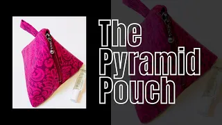 How To Sew A Pyramid Pouch, Triangle Zipper Bag, Sewgoods Easy Sewing Tutorial, Step by Step