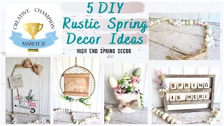 5 HIGH END SPRING DIY’s * Rustic Spring Decor DIY * Creative Champion Contest * BlondieNextDoor