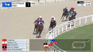 Gulfstream Park Carrera 1 - 17 de Marzo 2024