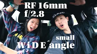 The New Best, SMALL Wide Angle Option! Canon RF 16mm F/2.8 and cheap! | Test Footage