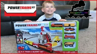 Logan's PowerTrains 2.0 R/C Train & Quarry Set | Train Toys for Kids