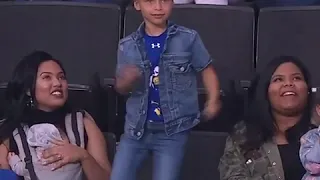 Riley Curry daughter of Stephen Curry was dancing