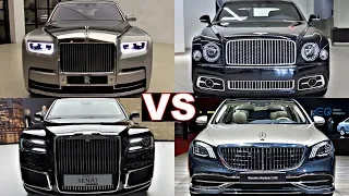 Top 5 Ultimate Luxurious flagship sedan cars (2021) Rolls Royce phantom vs Bentley mulsanne, maybach