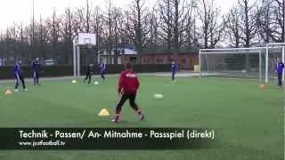 Technik - Passen/ An- Mitnahme - Passspiel in 2 Variationen