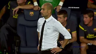 how Messi makes happy to guardiola