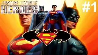 Justice League Heroes PS2 Gameplay #1[Superman-Batman World's Finest]