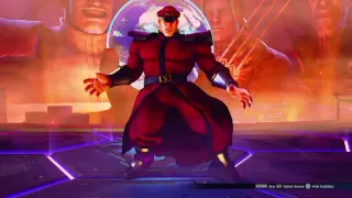 Ryu vs M. Bison - Street Fighter V  Story Mode final boss fight