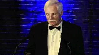 Ted Turner Accepts the OPC President's Award