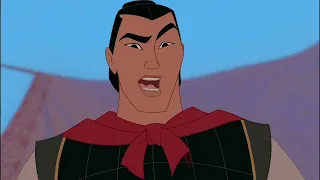 Mulan: showing off her manly skills