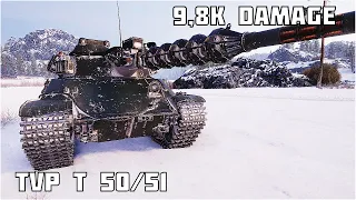 TVP T 50/51 • 9,8K DAMAGE 11 KILLS • World of Tanks