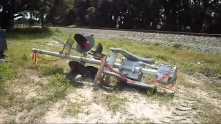 Railroad Crossing Signals Out With The Old In With The New