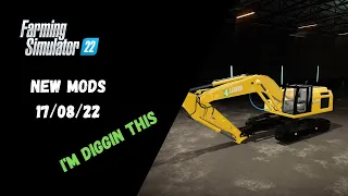 New Mods 17/08/22 - Lizard Excavator, Fire Station + more - Farming Simulator 22