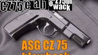 Самый мощный пистолет с blow-back - ASG CZ 75 blowback 4,5 мм