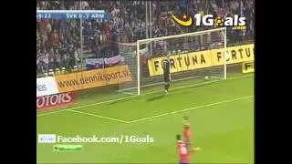 Slovakia vs Armenia (0-4) Euro 2012 highlighgts