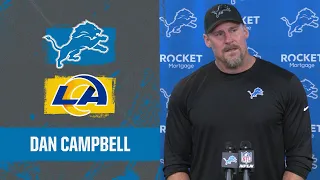 Dan Campbell postgame media availability | 2023 Wild Card Round: Lions vs. Rams