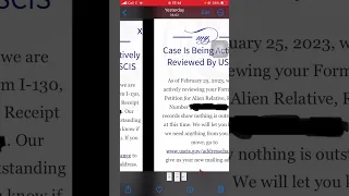 Case actively being reviewed sent twice by the uscis