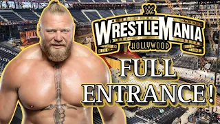 BROCK LESNAR'S ENTRANCE AT WWE WRESTLEMANIA 39!